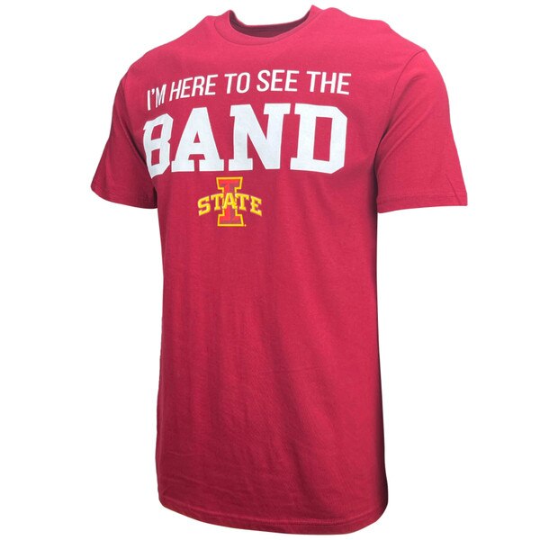CI Sport Im Here to See the Band Cardinal Short Sleeve T-Shirt